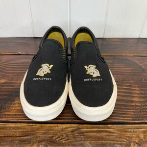 Vans x Harry Potter Hufflepuff Classic Slip-On Sneakers – Women’s 9.5 / Men’s 8